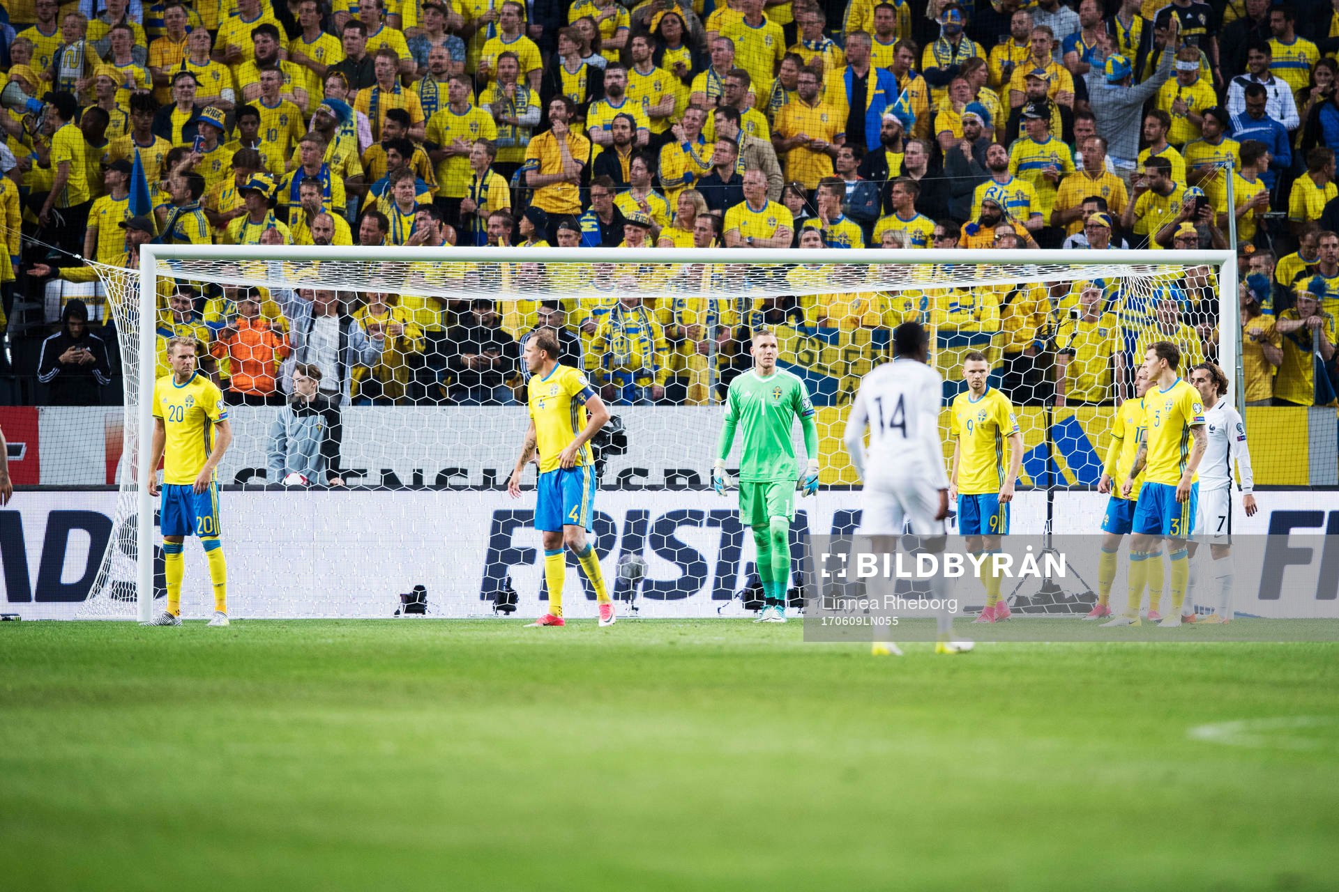 Sveriges Ola Toivonen, Andreas Granqvist, målvakt Robin