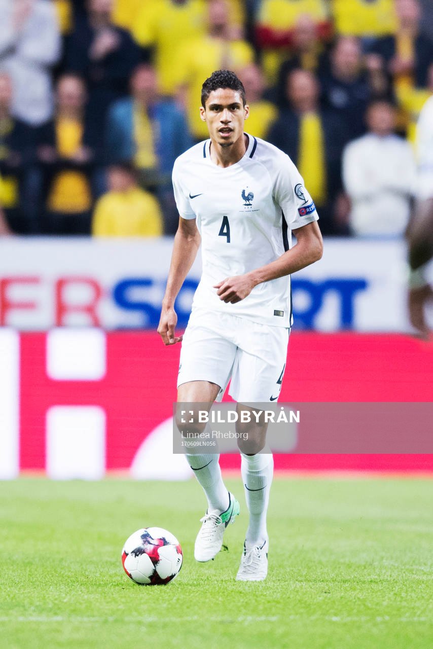 Frankrikes Raphael Varane