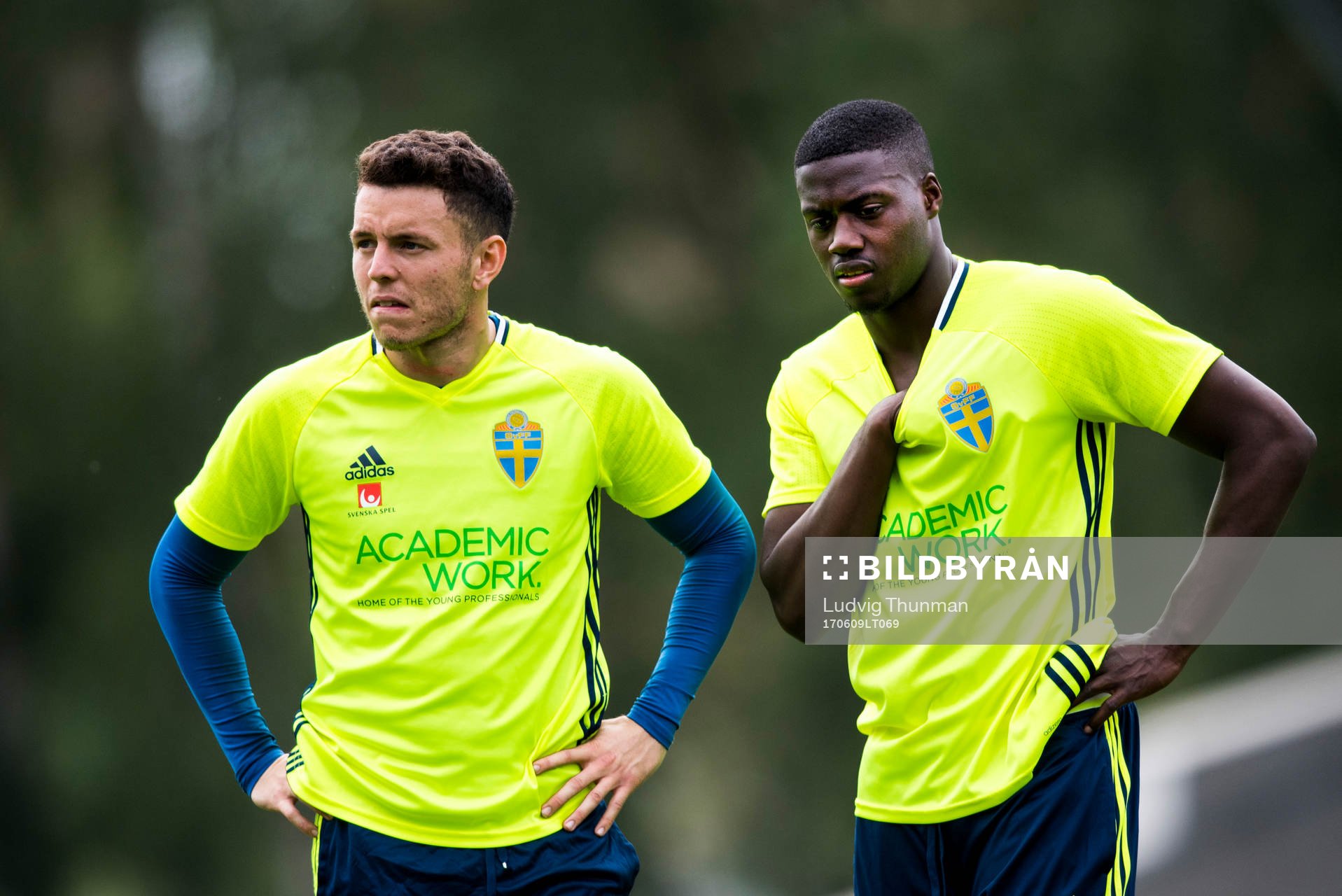 Kerim Mrabti och Isak Ssewankambo