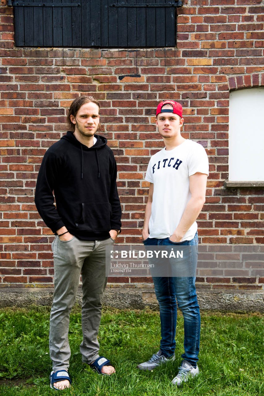 Timothy Liljegren och Lucas Elvenes