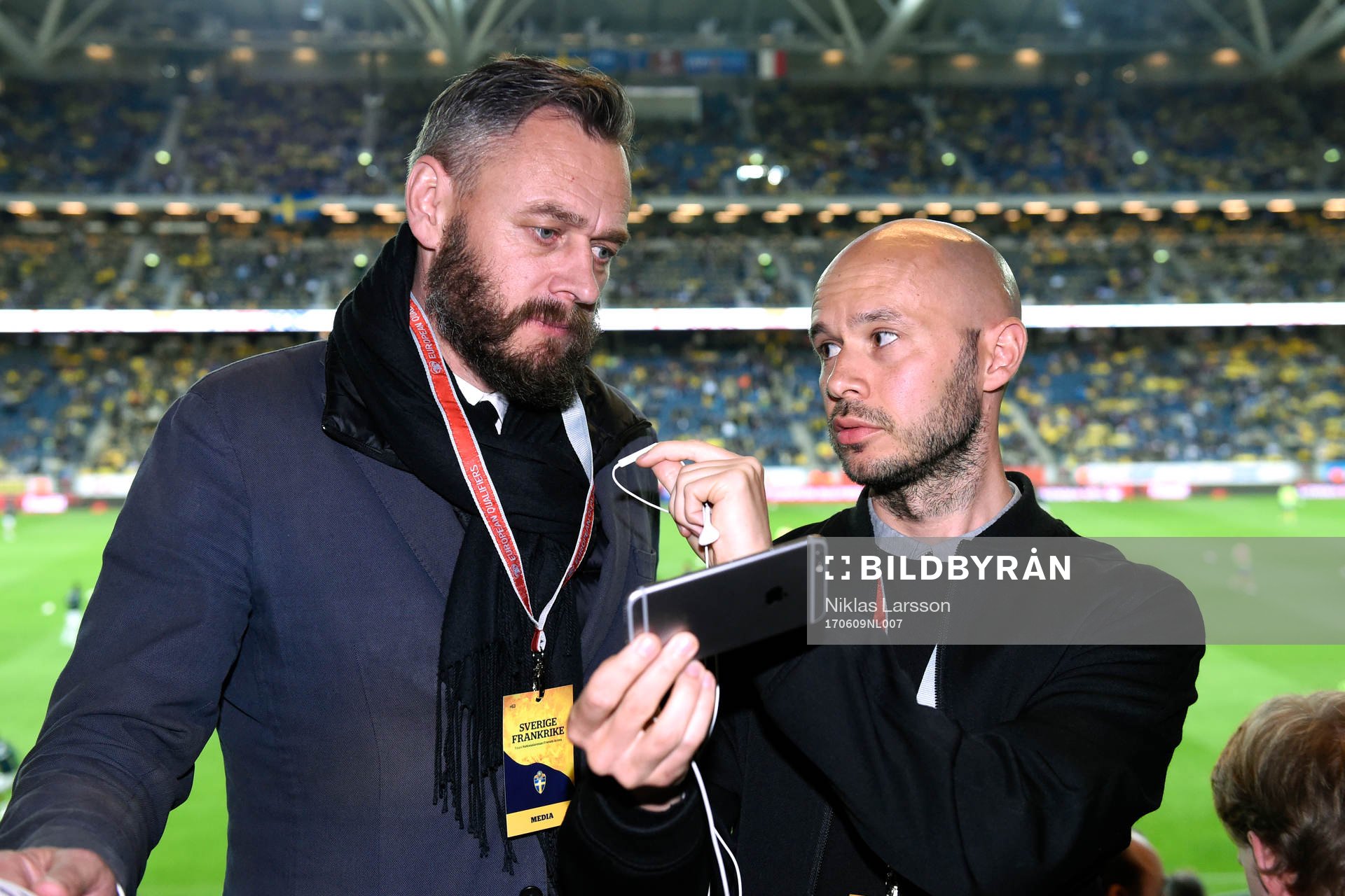 Olof Lundh och Andreas Sundberg, Fotbollskanalen, innan