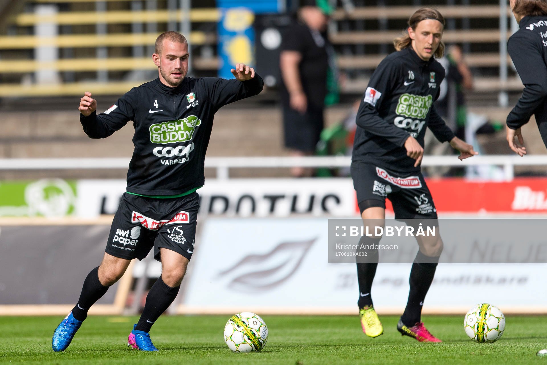 Varbergs Sebastian Starke Hedlund före fotbollsmatchen i