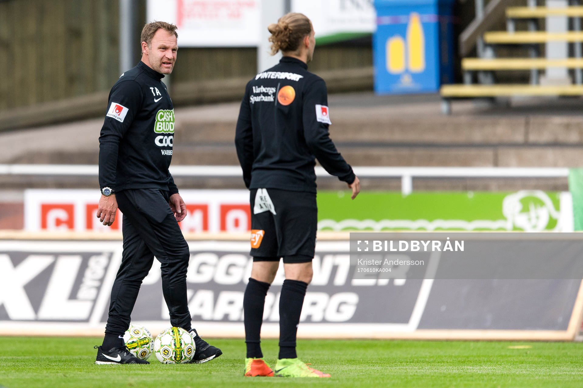 Varbergs assisterande tränare Torbjörn Arvidsson före