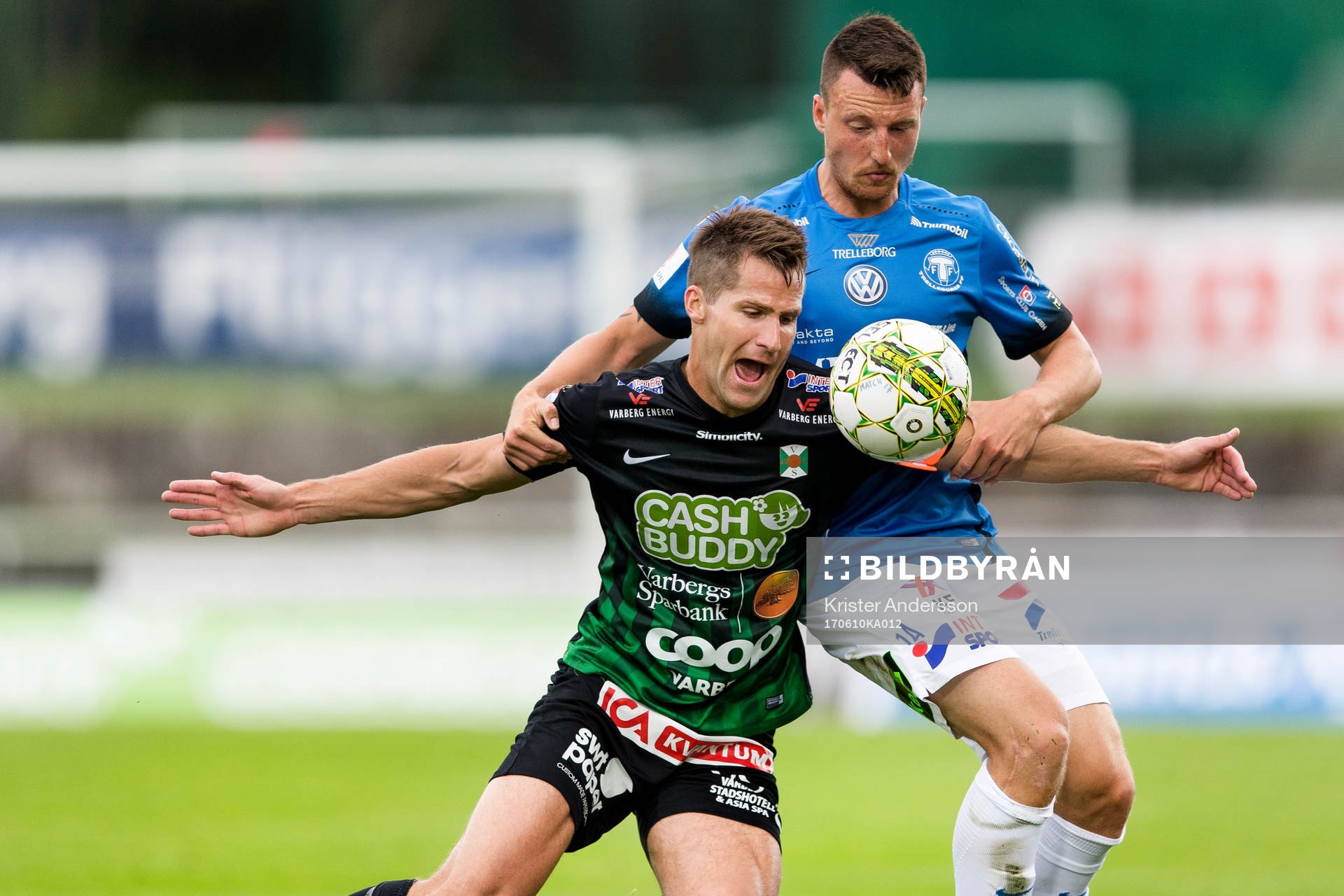 Varbergs Gabriel Altemark-Vanneryr och Trelleborgs