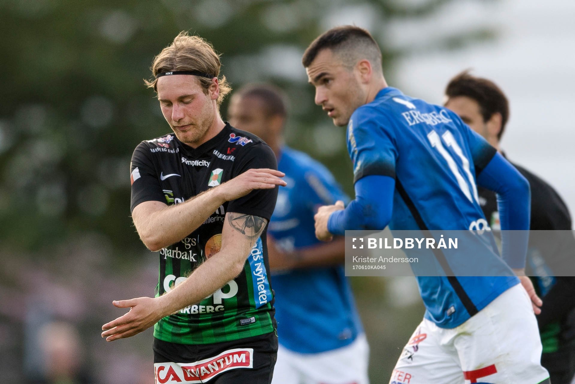 Varbergs Christoffer Arvidsson deppar