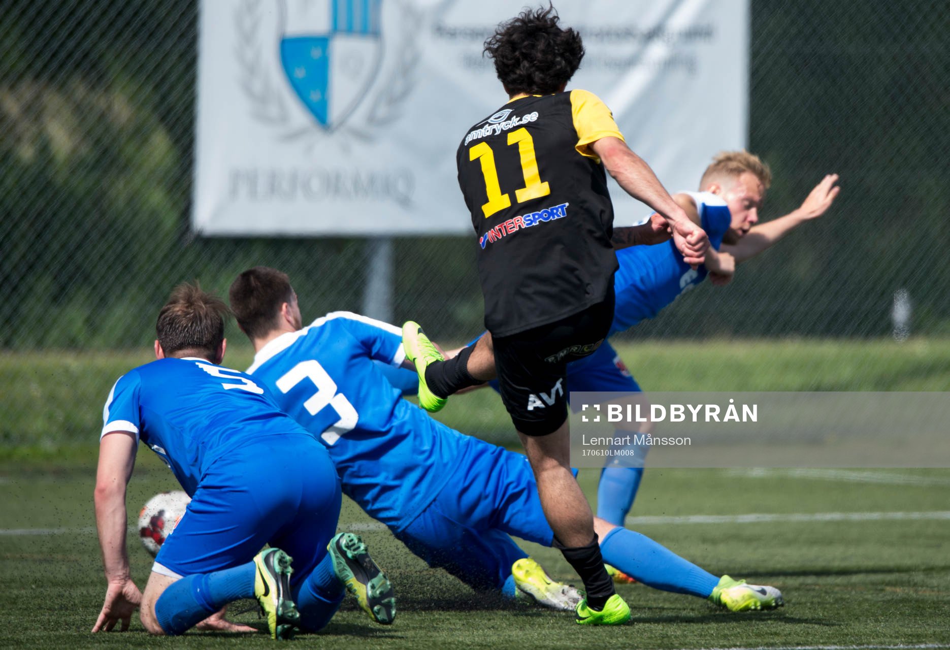 i matchen i division 2 mellan Kvarnby och IFK Hässleholm i