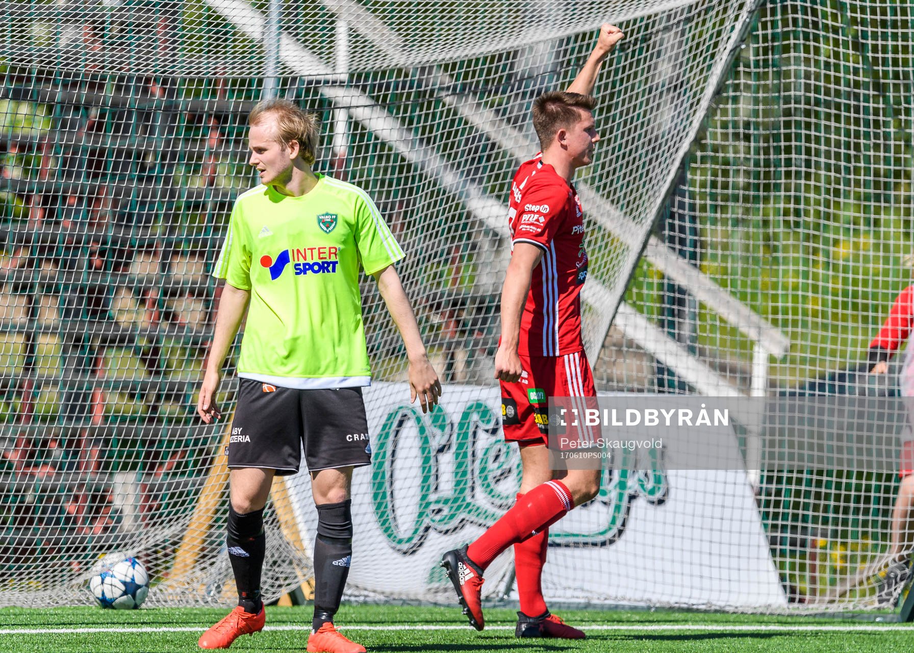 Piteås Joel Edström jublar