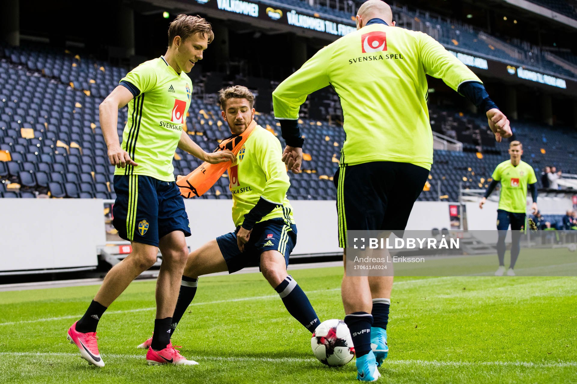 Sveriges Ludwig Augustinsson, Marcus Rohdén och John