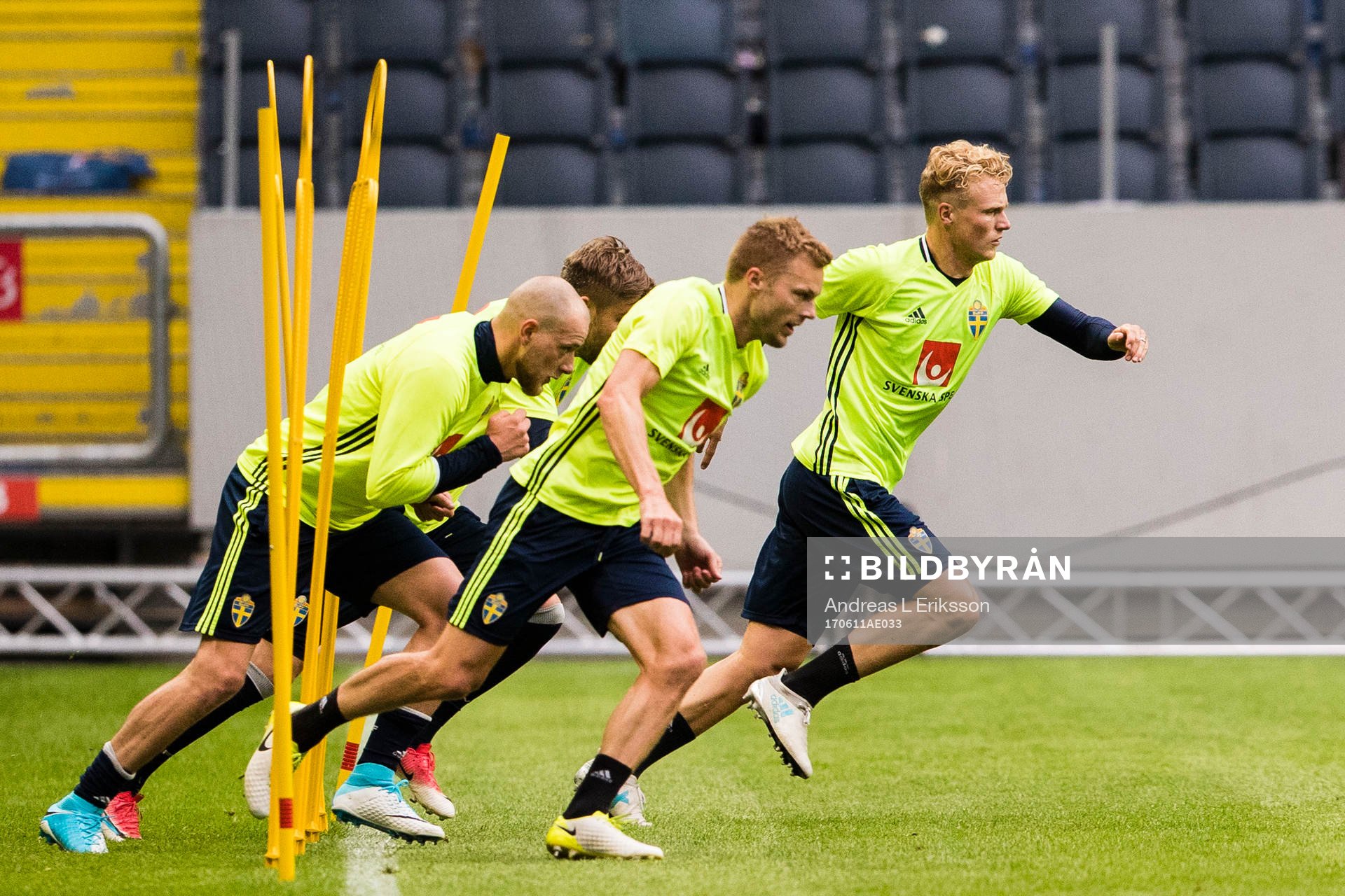 Sveriges John Guidetti, Sebastian Larsson och Oscar