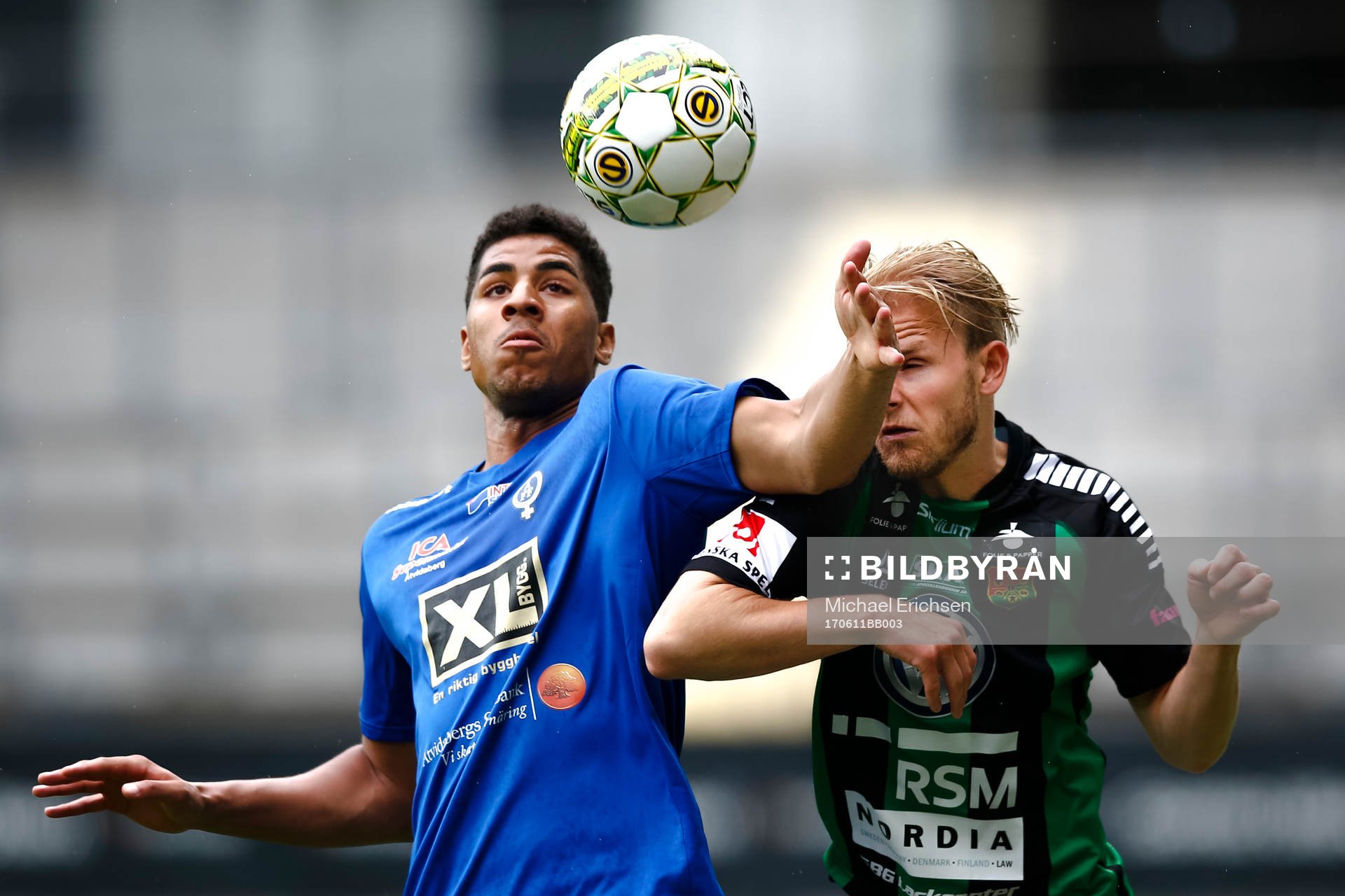 Åtvidabergs Emil Bellander och GAIS Niclas Andersén