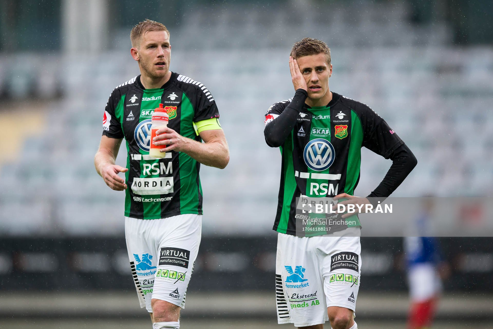 GAIS Steven Old och Erik Westermark deppar