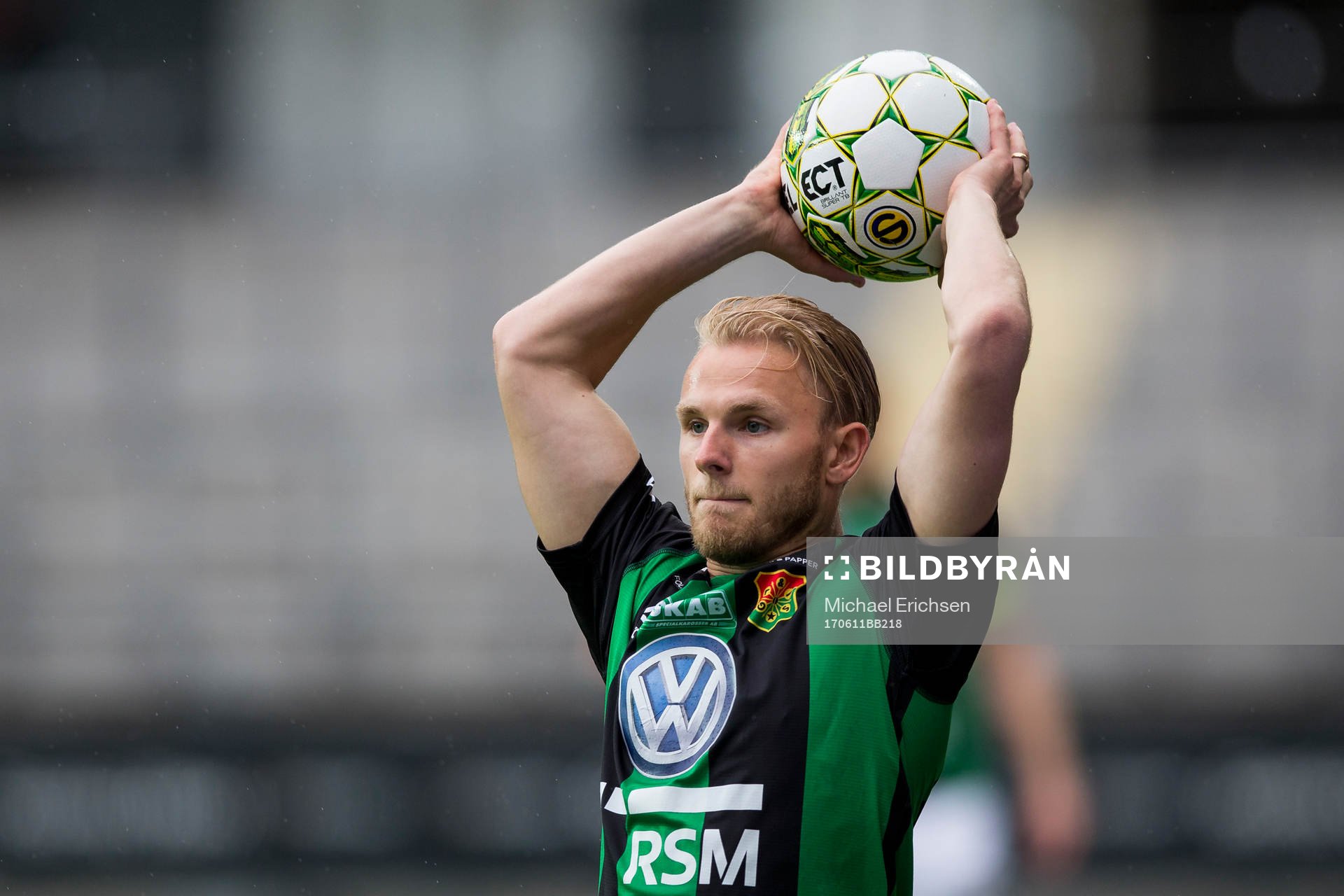 GAIS Niclas Andersén med ett inkast