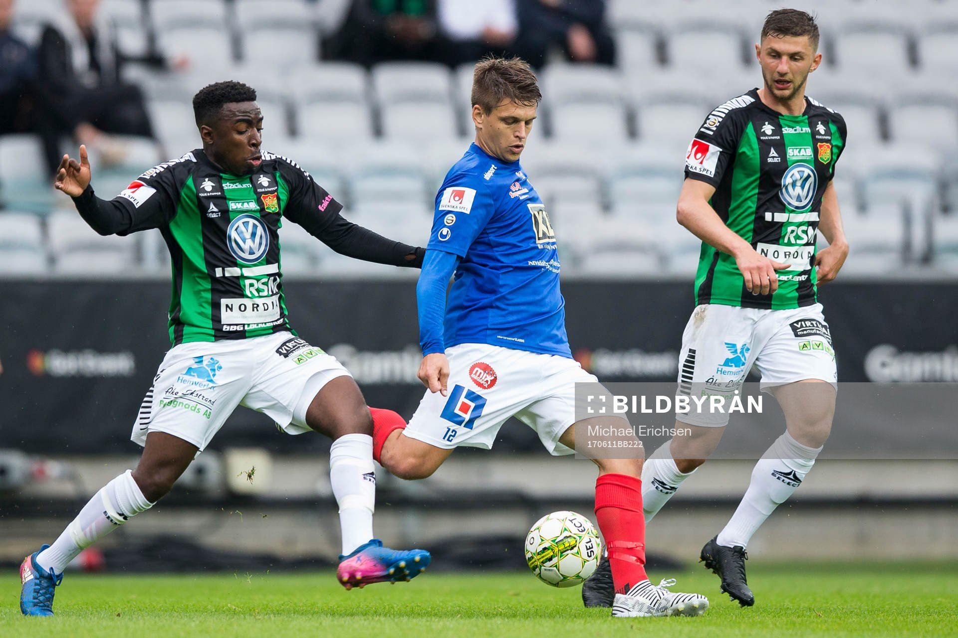 Åtvidabergs Oliver Bohlin Westman mot GAIS Rickson