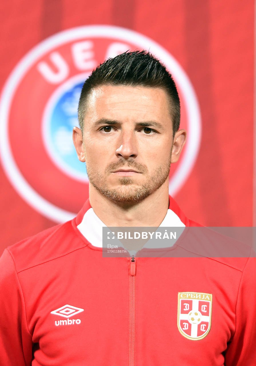 Fotboll, VM 2018, Porträtt, Serbien: Antonio Rukavina, Serbien, poserar för ett porträtt den 11 juni 2017 i Belgrad