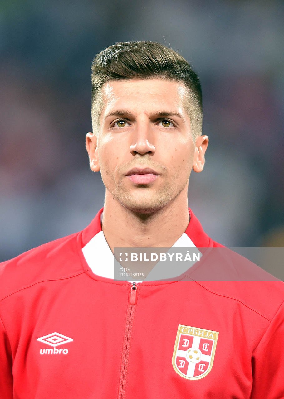 Fotboll, VM 2018, Porträtt, Serbien: Matija Nastasic, Serbien, poserar för ett porträtt den 11 juni 2017 i Belgrad