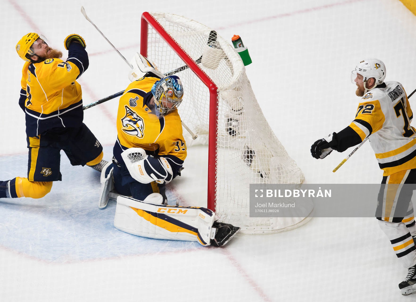 Pittsburghs Patric Hörnqvist jublar