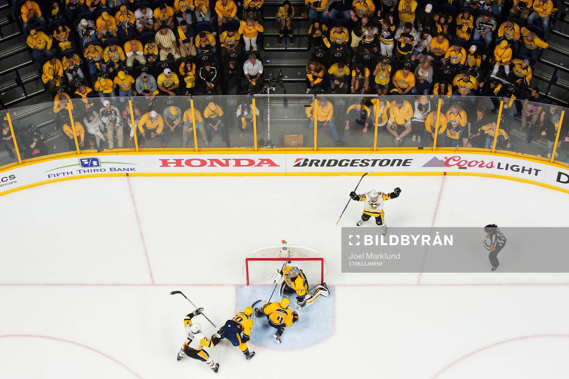 Pittsburghs Patric Hörnqvist jublar
