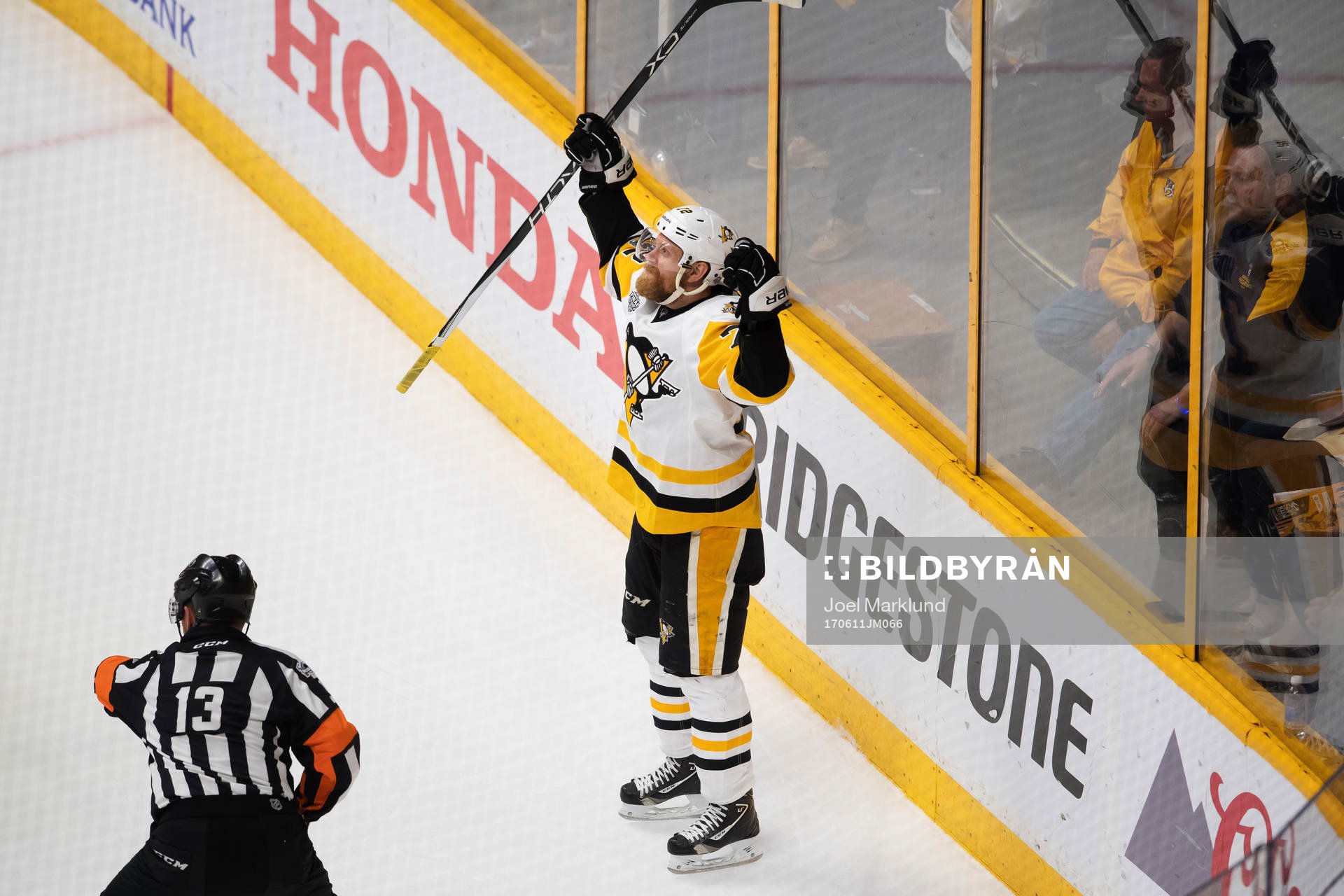 Pittsburghs Patric Hörnqvist jublar