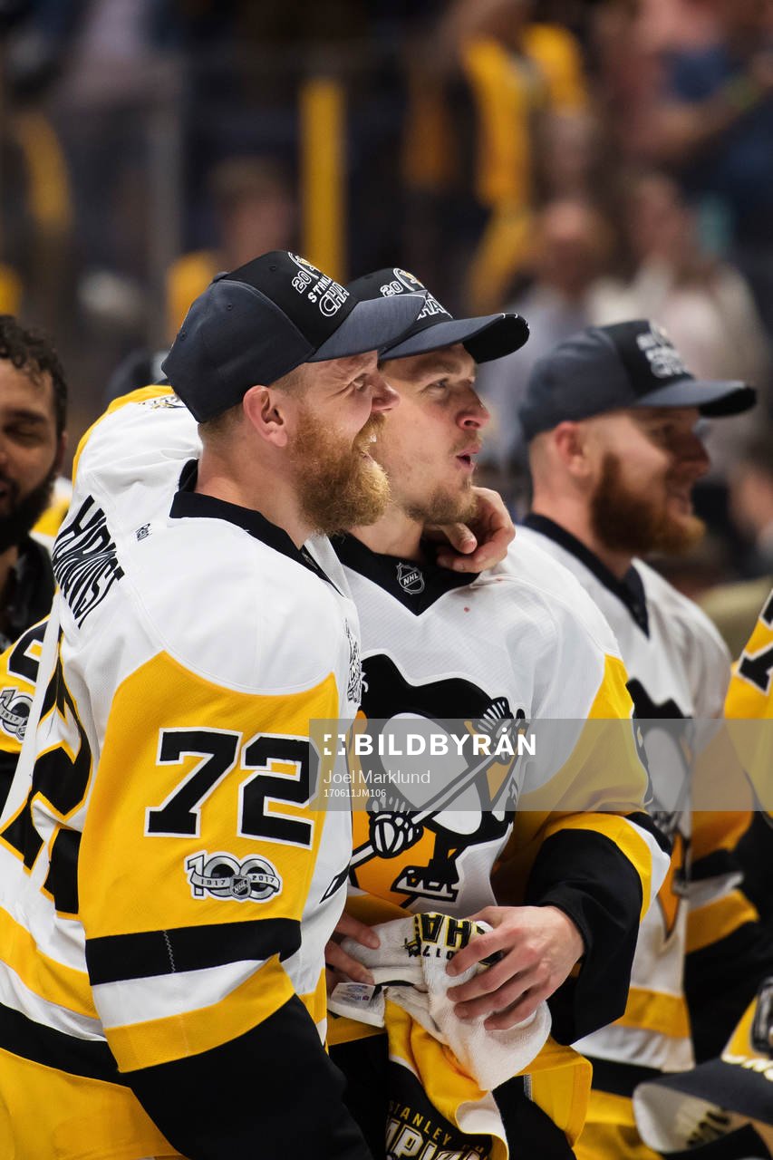 Pittsburghs Patric Hörnqvist och Carl Hagelin