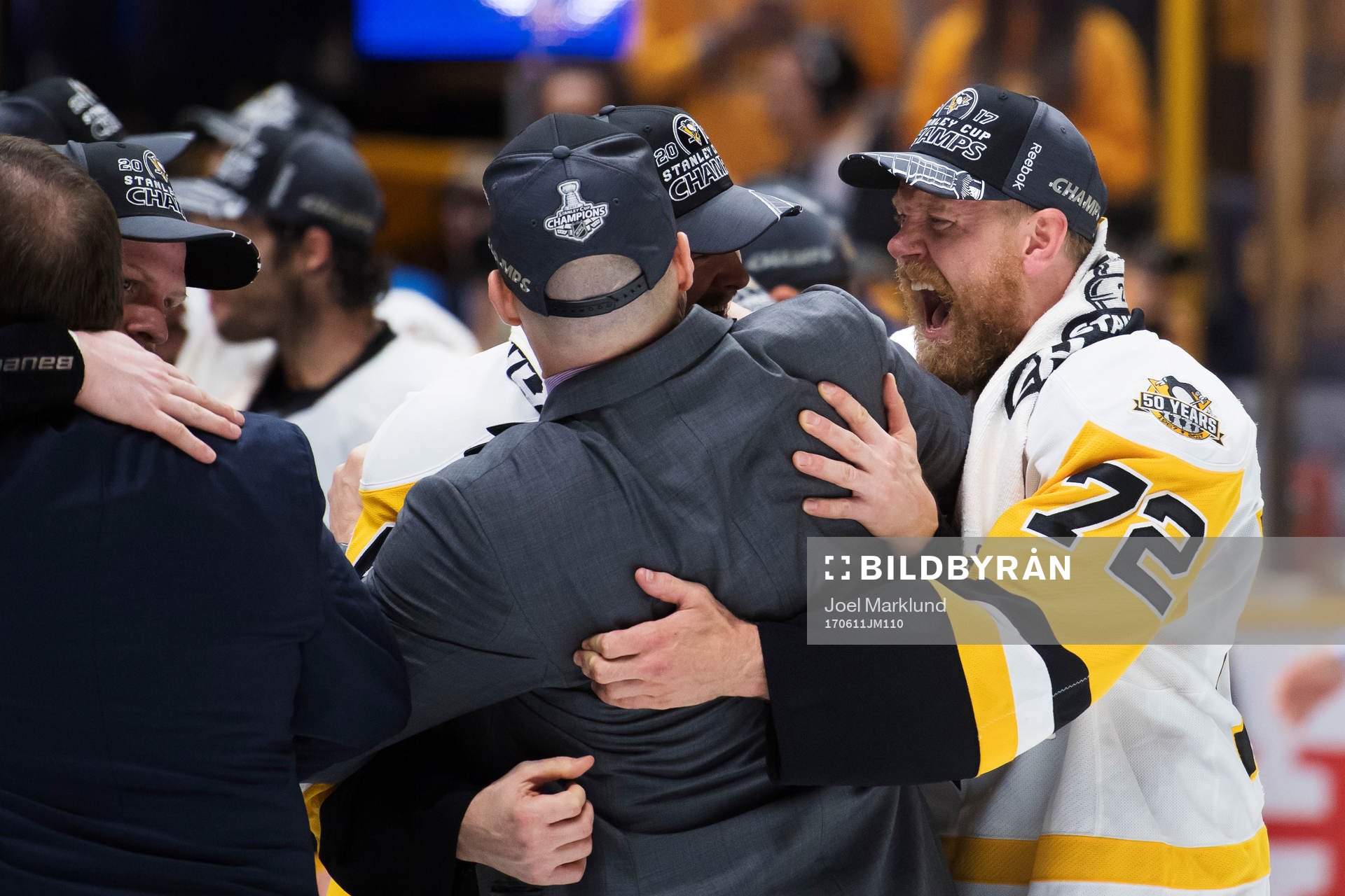 Pittsburghs Patric Hörnqvist jublar