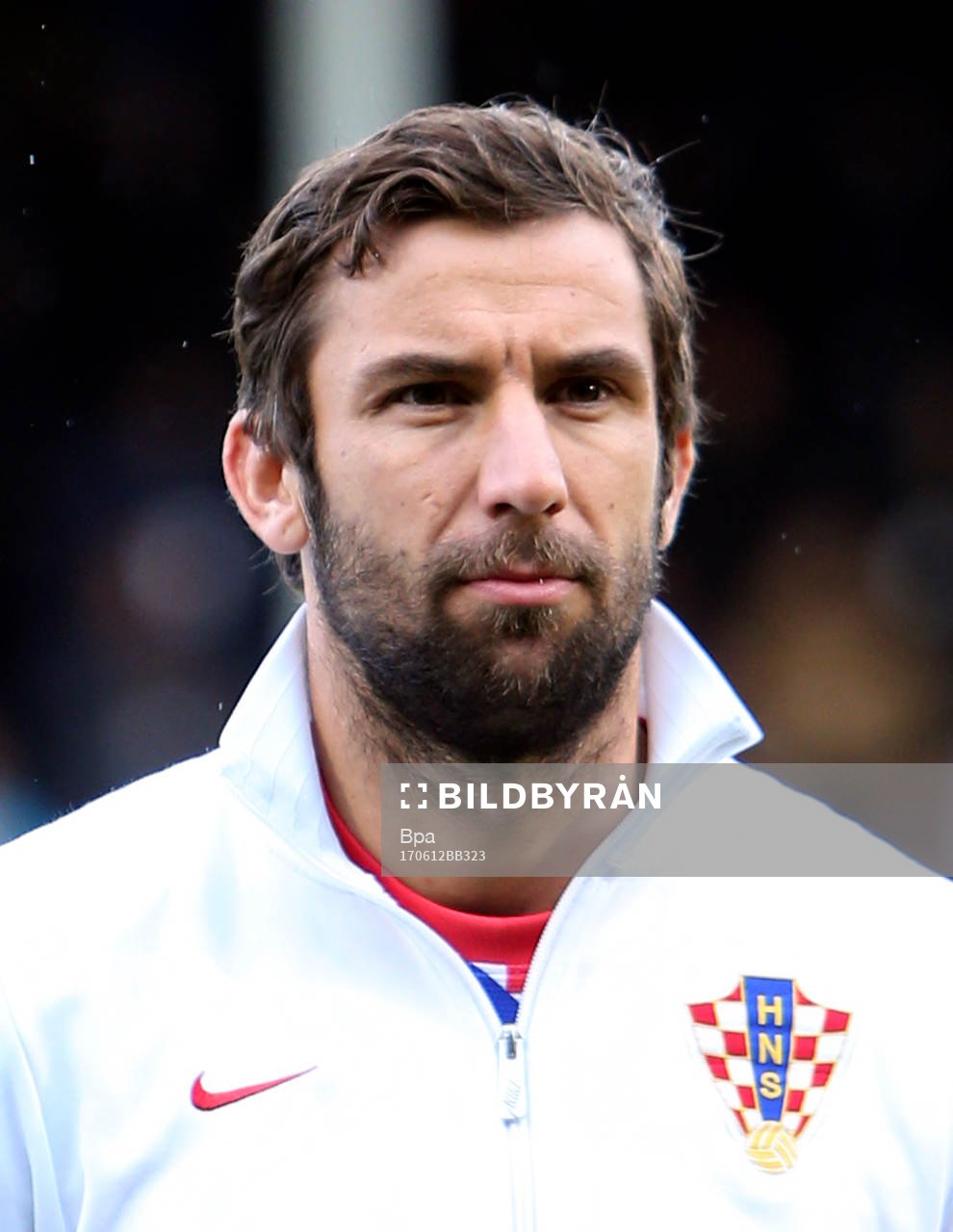 Fotboll, VM 2018, Porträtt, Kroatien: Darijo Srna poserar för ett porträtt den 14 juni 2017 i Kroatien
