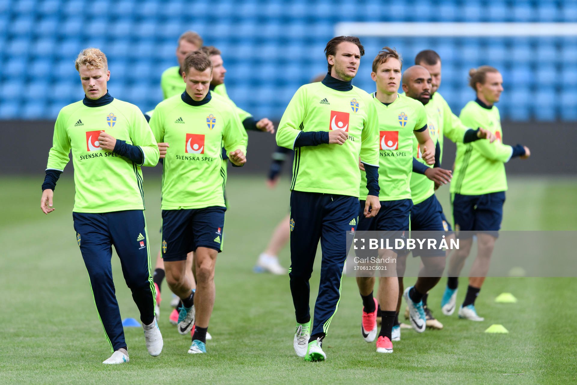 Oskar Hiljemark, Viktor Claesson, Albin Ekdal och Ludwig