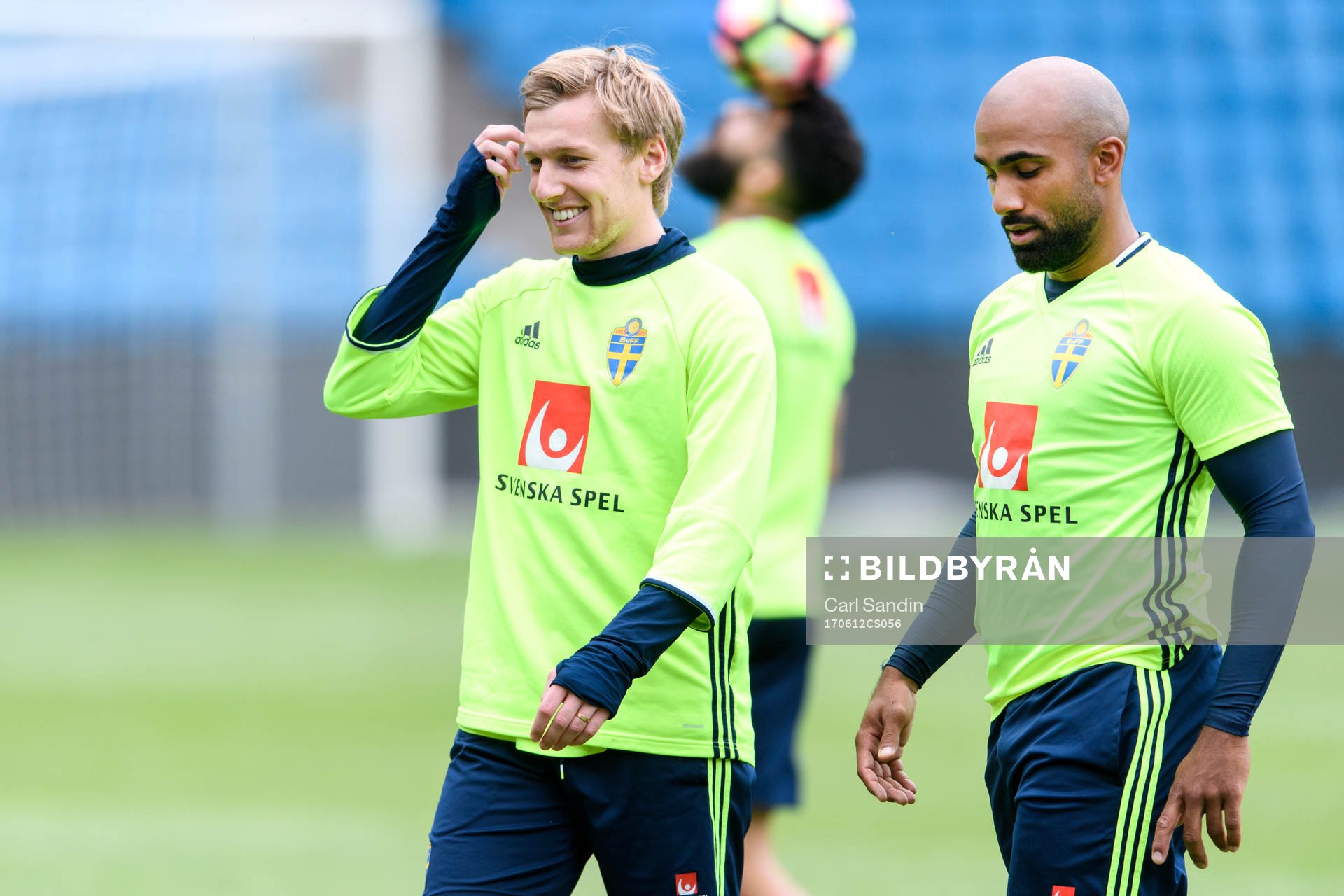 Emil Forsberg och Samuel Armenteros