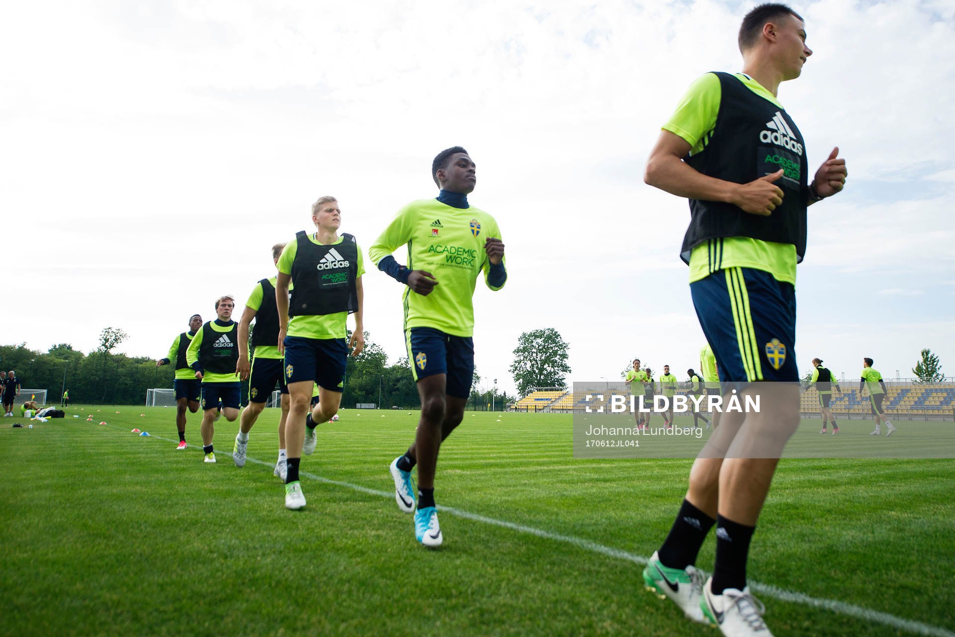 Melker Hallberg, Joel Asoro och Joakim Nilsson