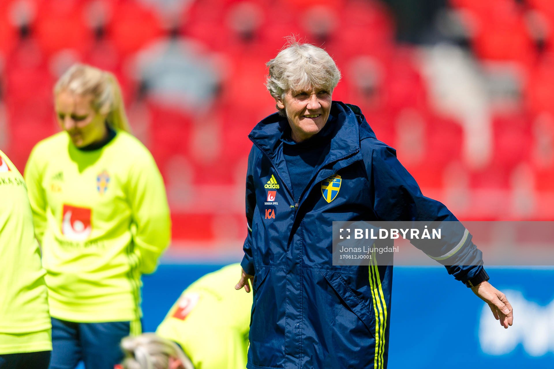 Sveriges förbundskapten Pia Sundhage