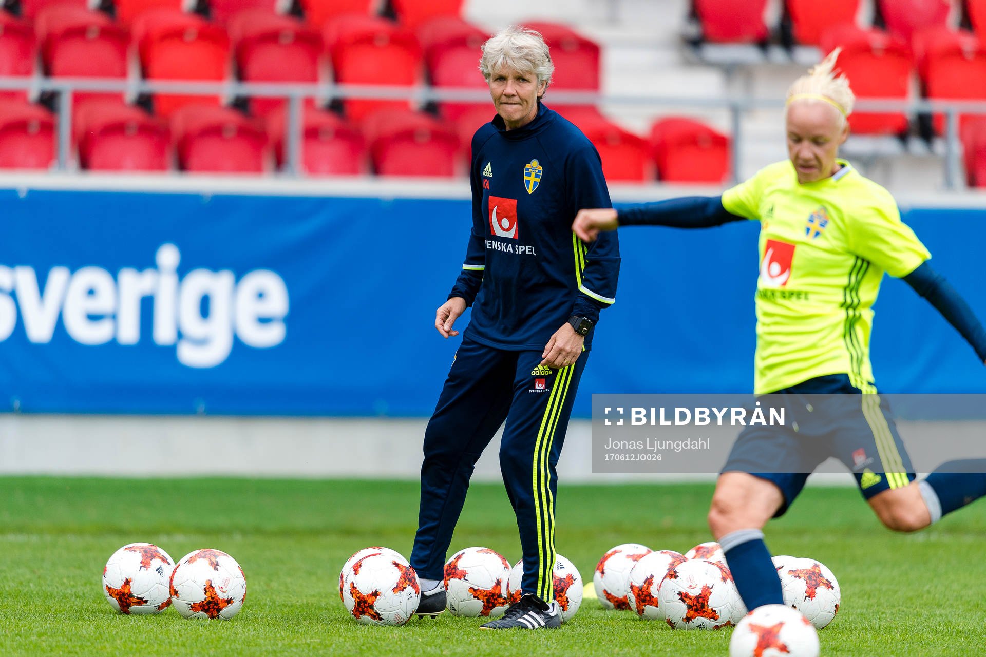 Sveriges förbundskapten Pia Sundhage
