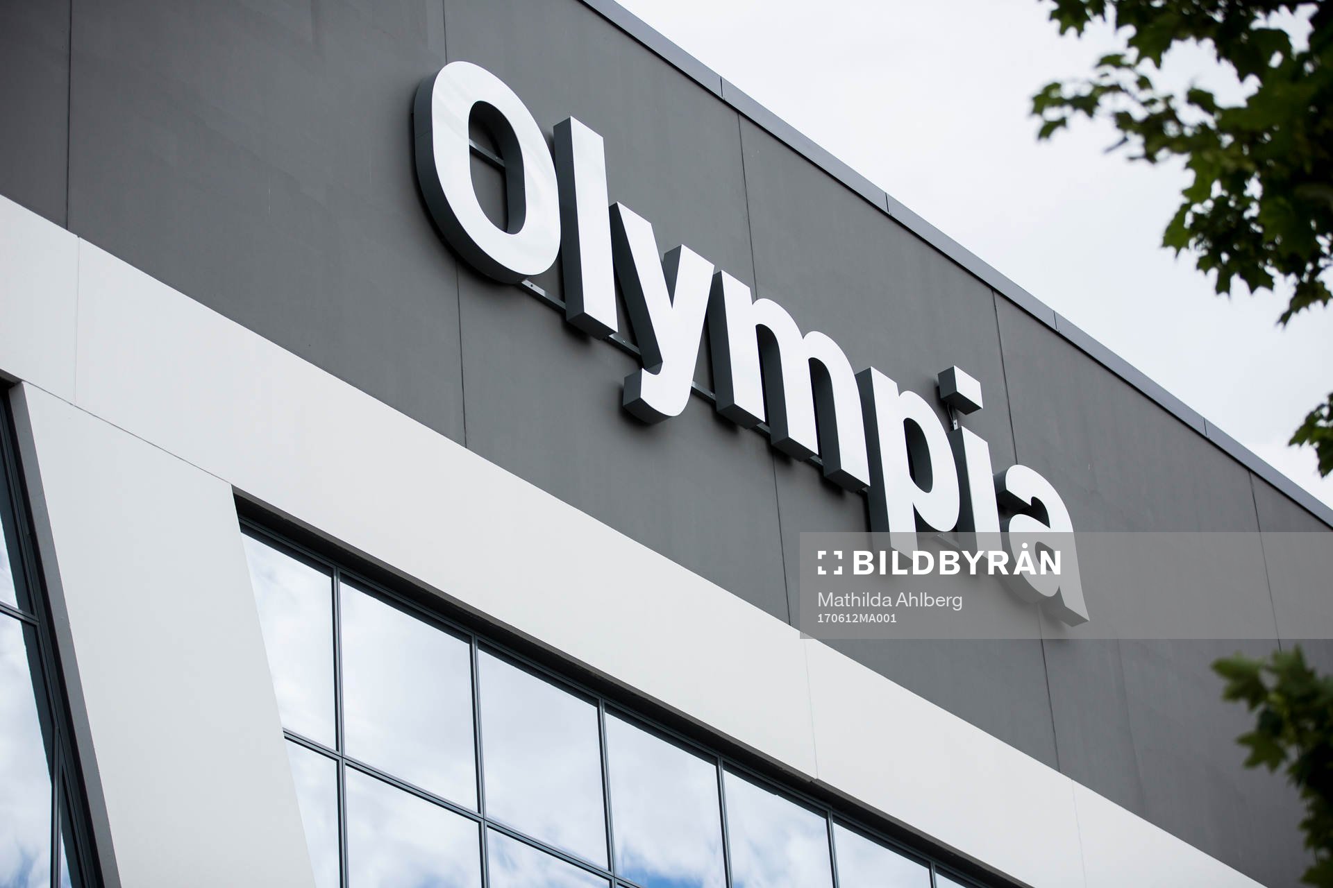Exteriör över Olympia fotbollsarena i Helsingborg