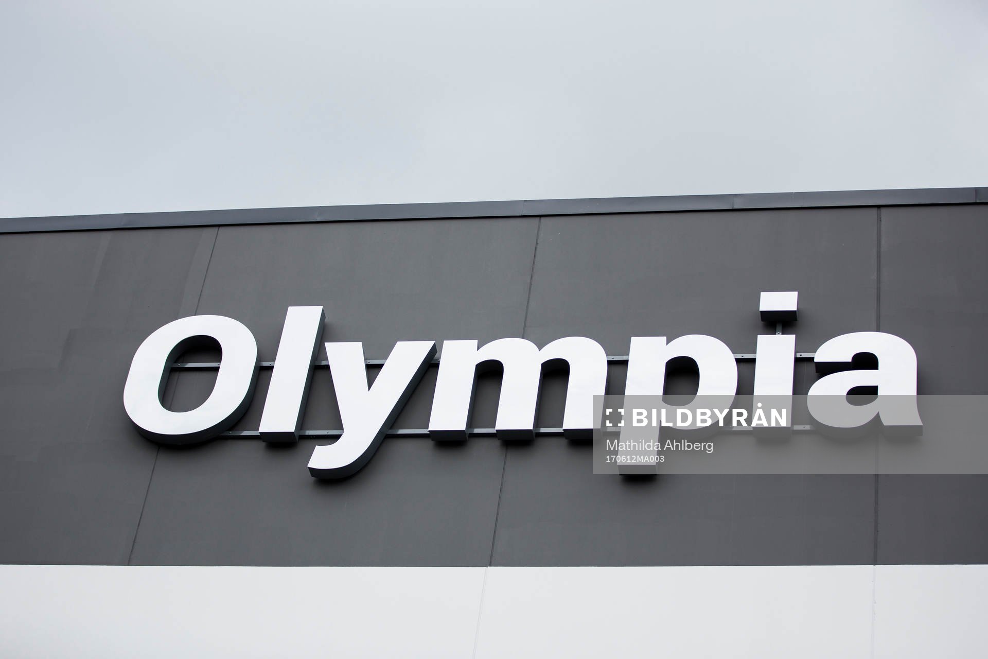 Exteriör över Olympia fotbollsarena i Helsingborg