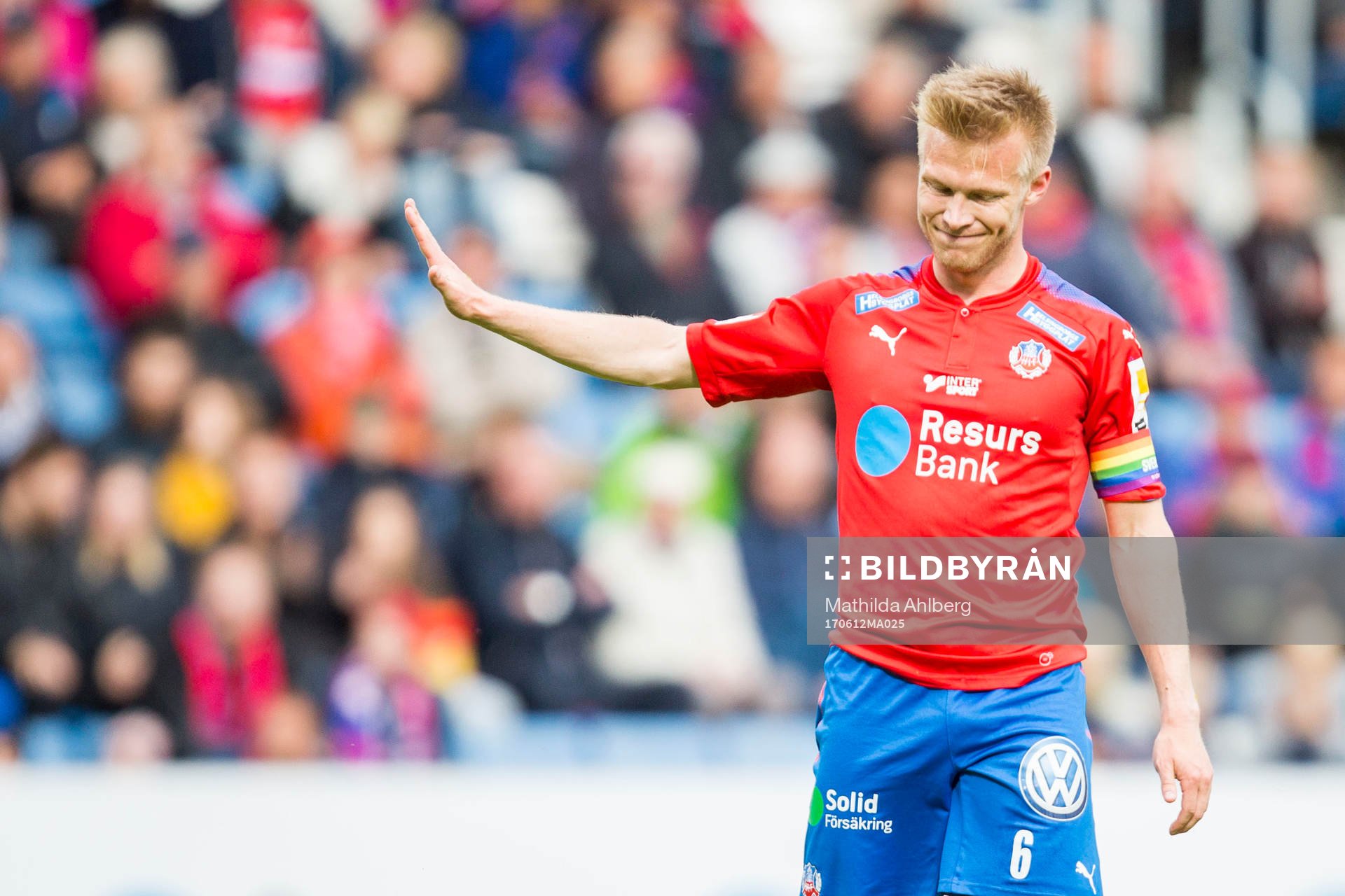 Helsingborgs Andreas Landgren deppar