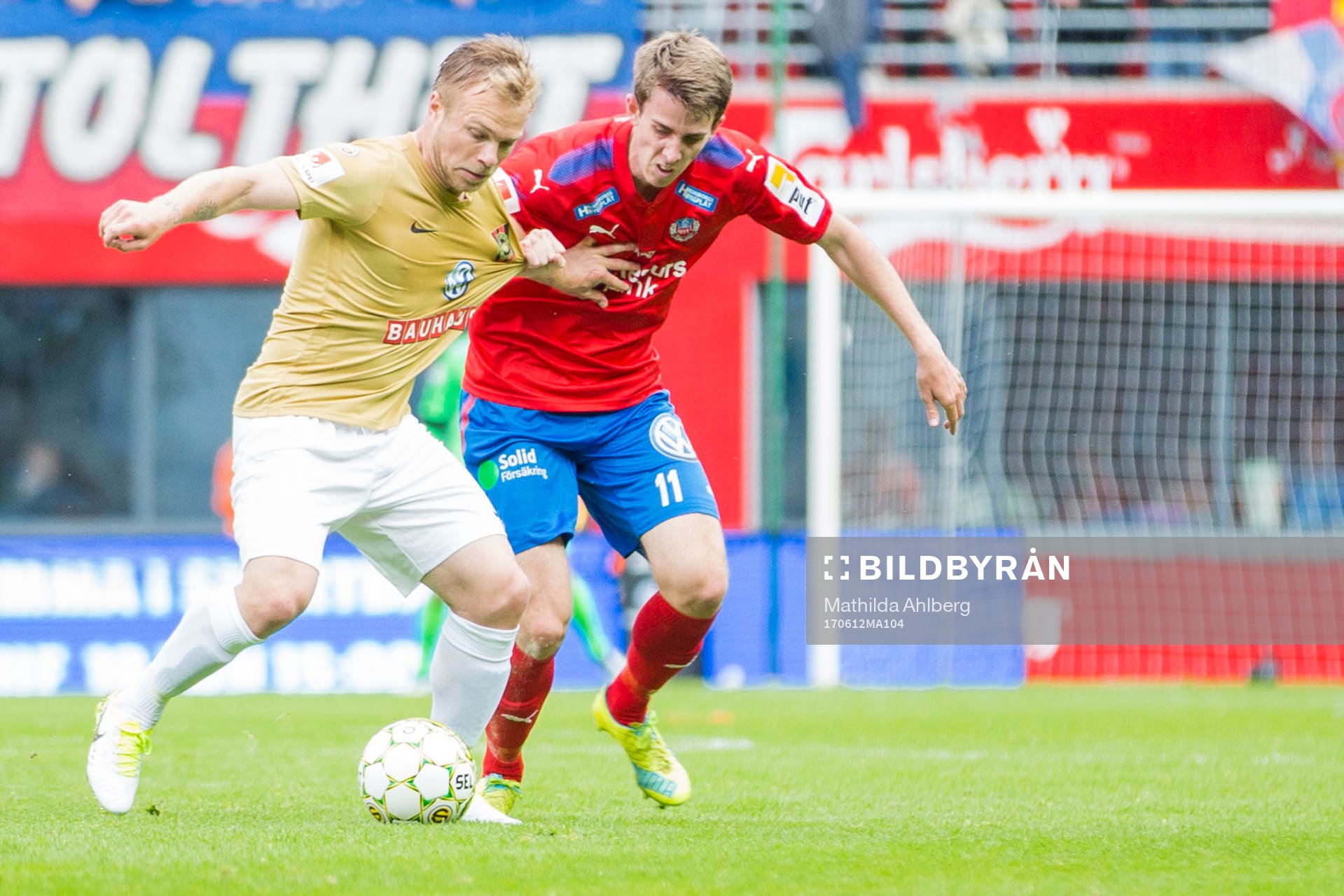Brommapojkarnas Christopher Brandeborn och Helsingborgs