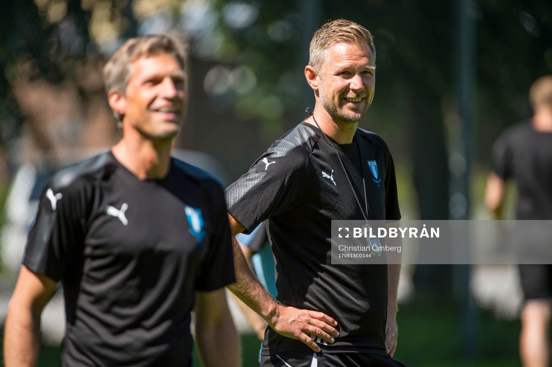 Assisterande tränare Jens Fjellström och tränare Magnus