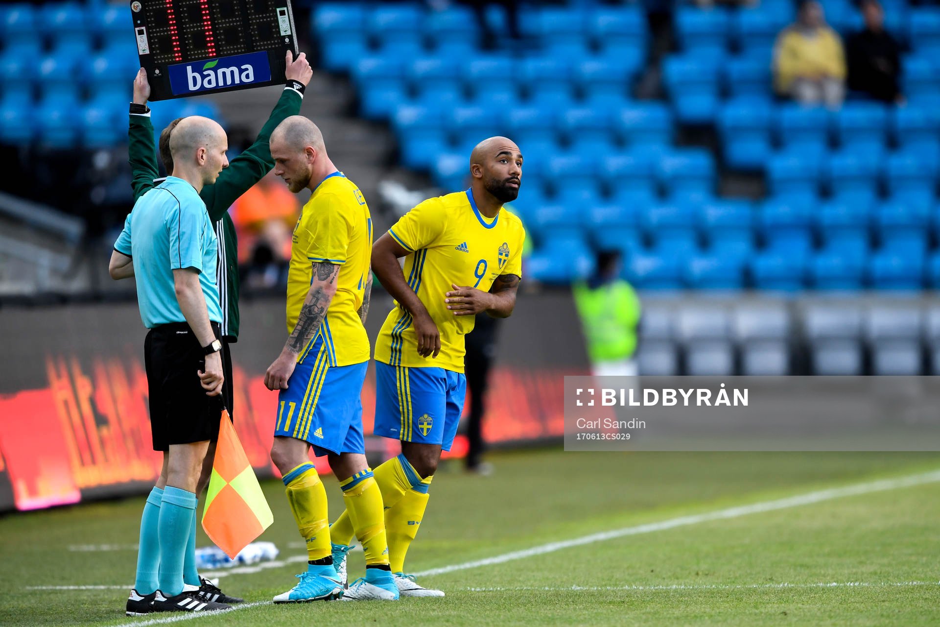 Sveriges John Guidetti byts ut och Samuel Armenteros kommer