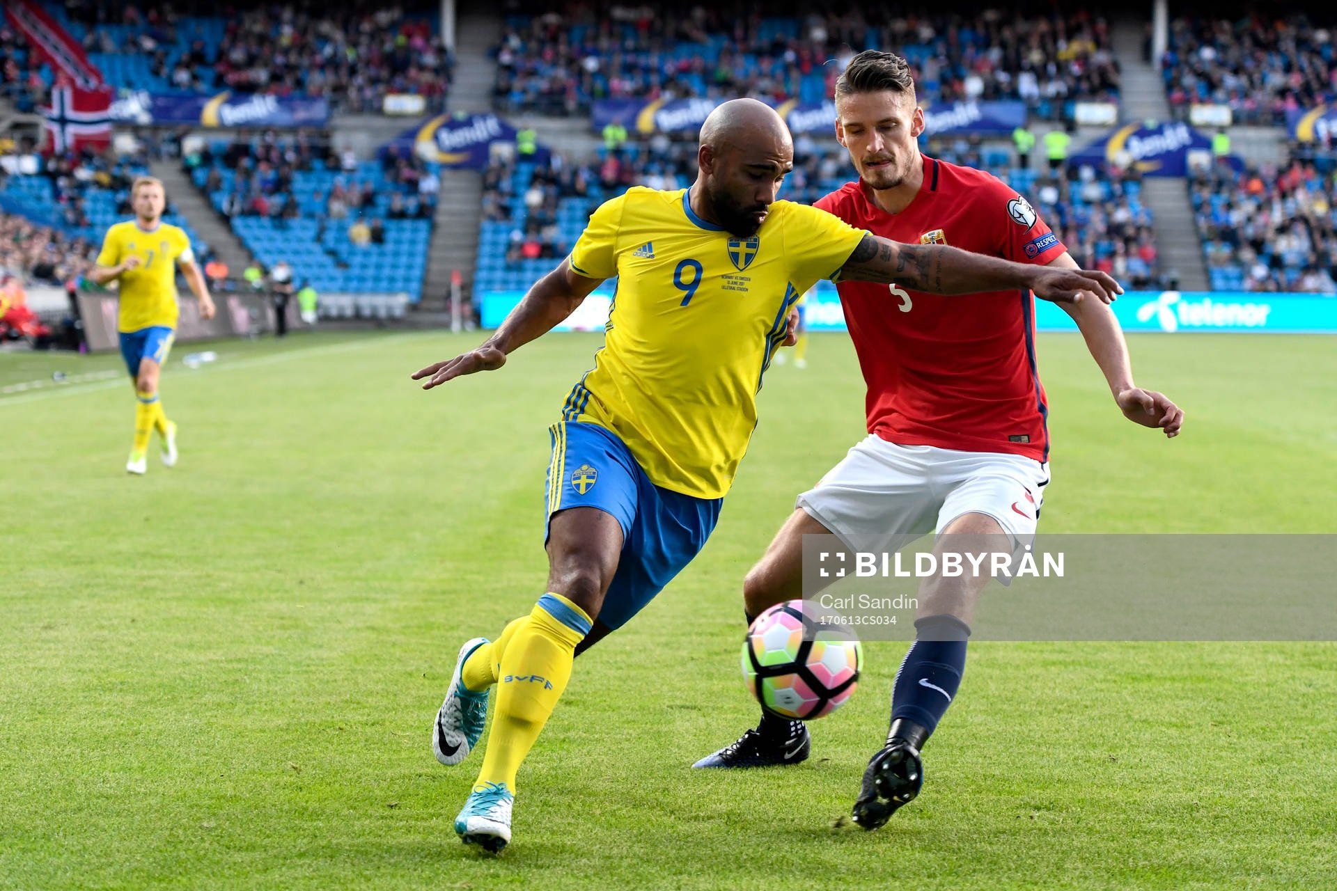 Sveriges Samuel Armenteros och Norges Gustav Valsvik