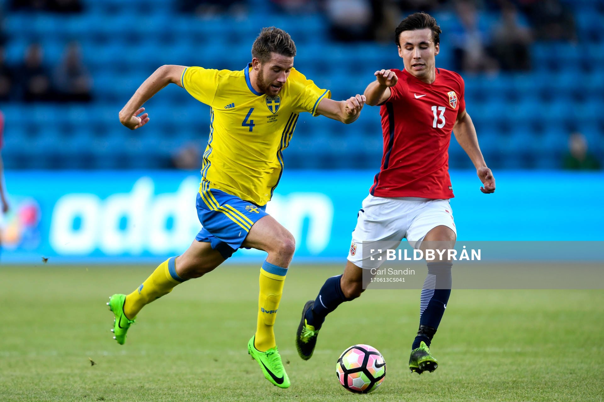 Sveriges Marcus Rohden och Norges Anders Trondsen