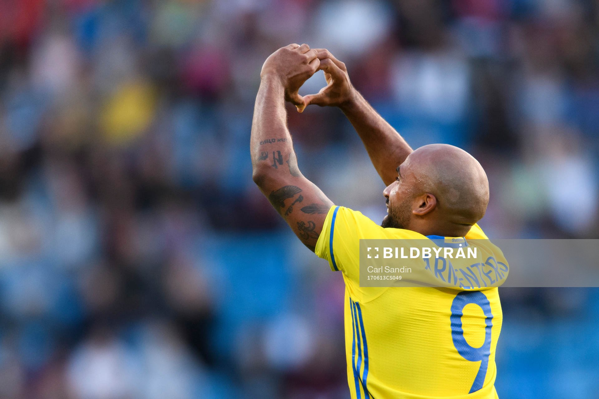 Sveriges Samuel Armenteros jublar