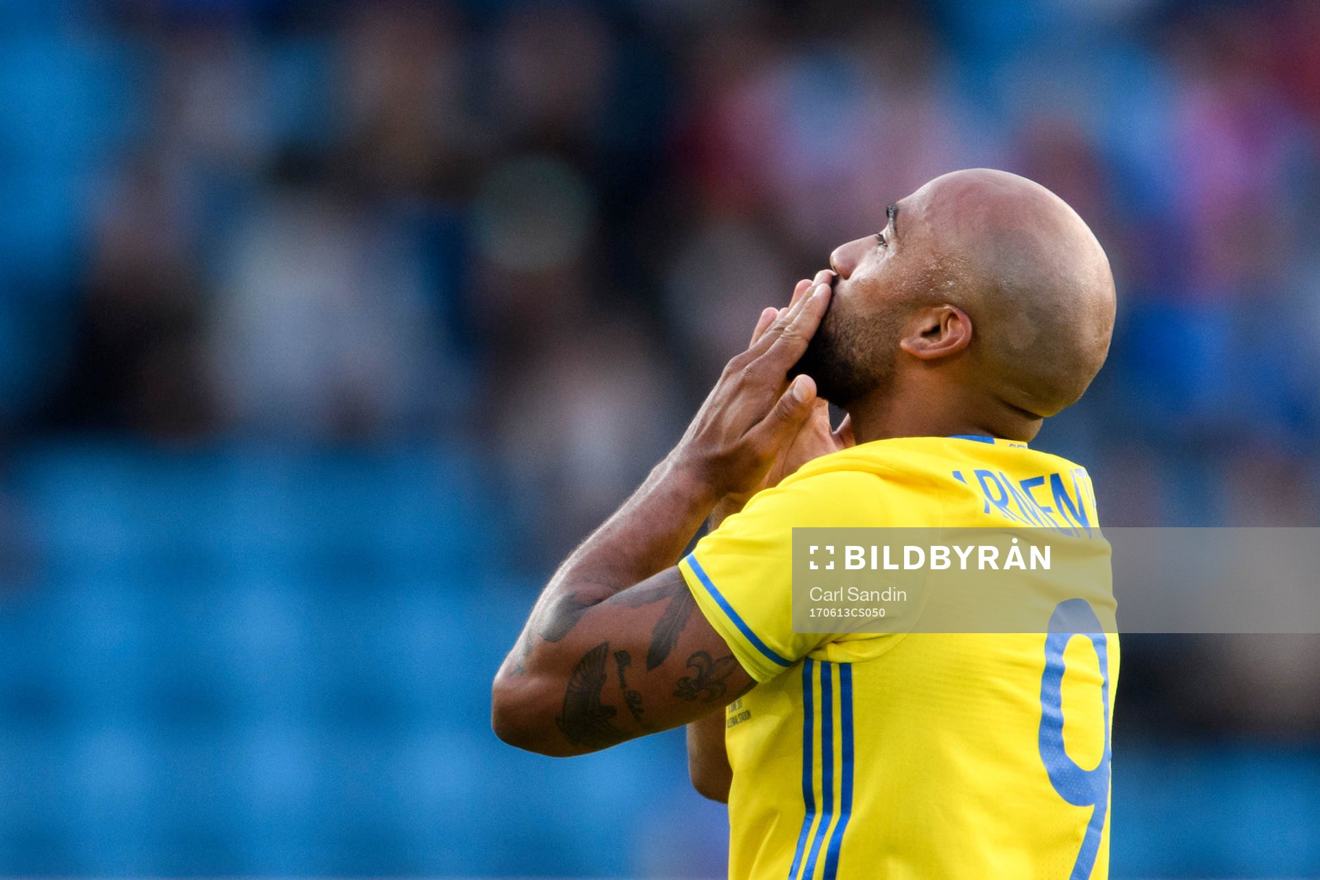 Sveriges Samuel Armenteros jublar