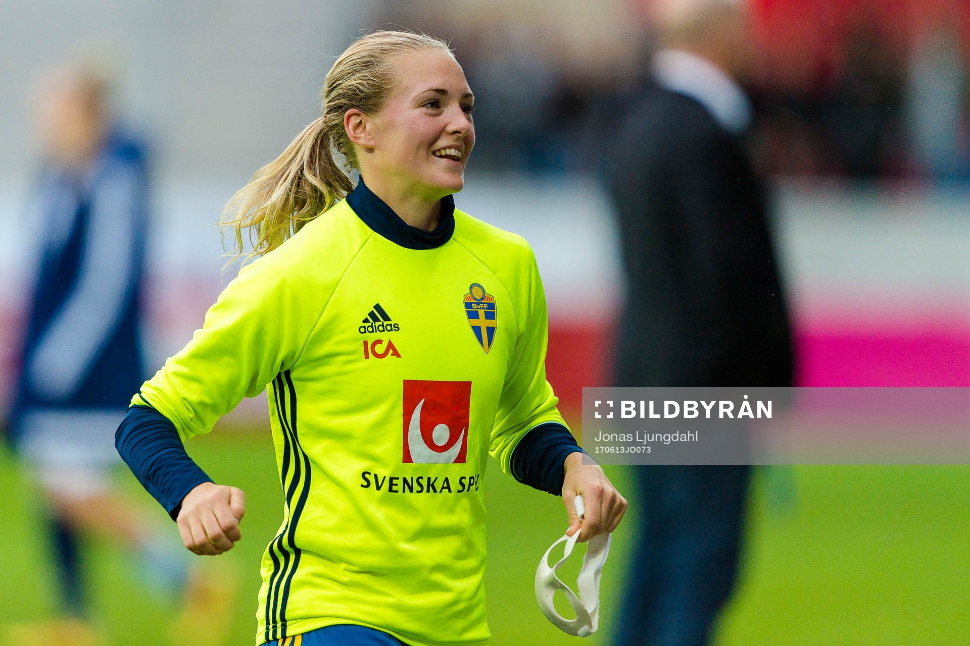 Sveriges Magdalena Eriksson jublar