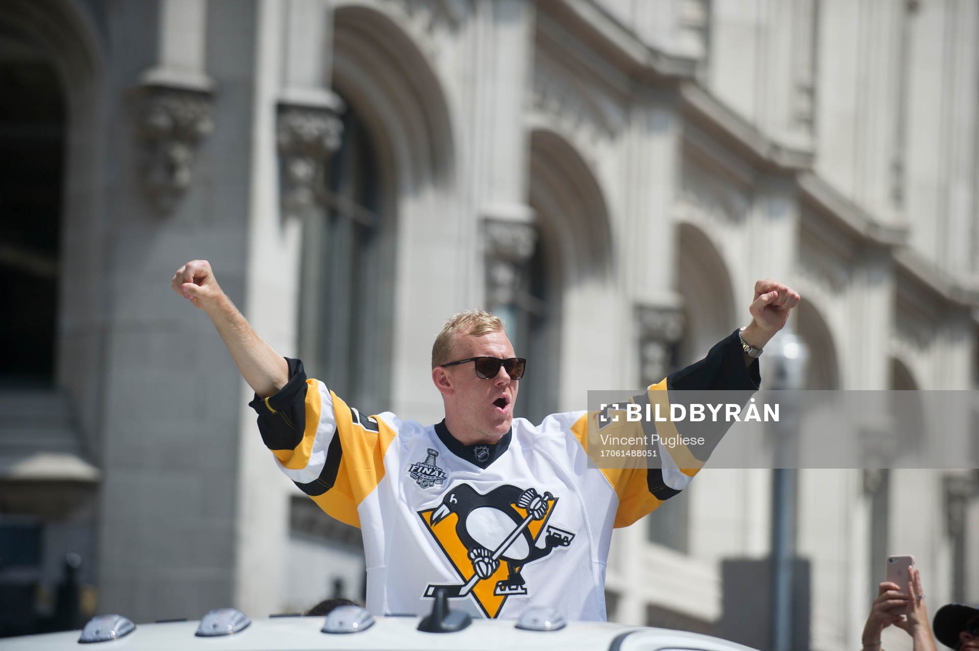 Pittsburgh Penguins' Patrick Hornqvist celebrates