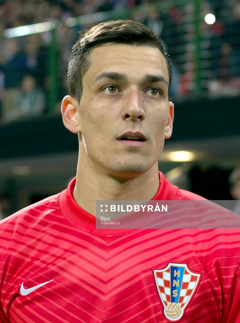 Fotboll, VM 2018, Porträtt, Kroatien: Lovre Kalinic poserar för ett porträtt den 14 juni 2017 i Kroatien
