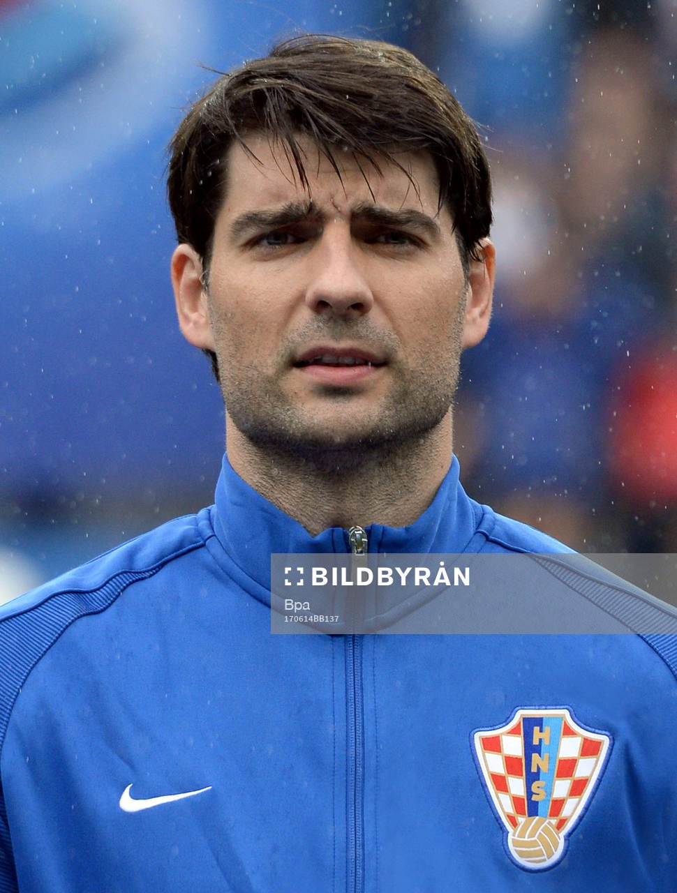 Fotboll, VM 2018, Porträtt, Kroatien: Vedran Corluka poserar för ett porträtt den 14 juni 2017 i Kroatien