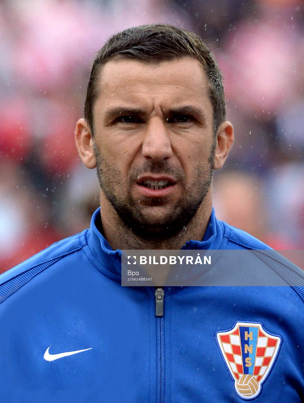 Fotboll, VM 2018, Porträtt, Kroatien: Darijo Srna poserar för ett porträtt den 14 juni 2017 i Kroatien