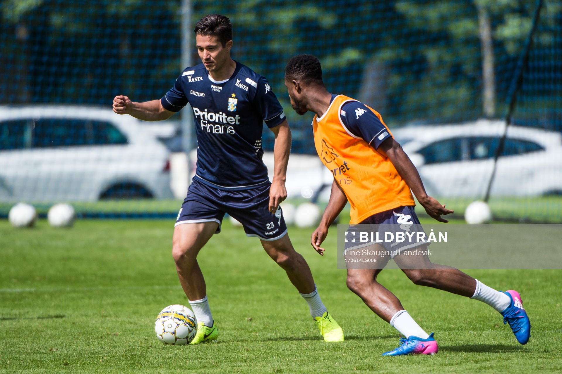 David Boo Wiklander och Abdul Razak