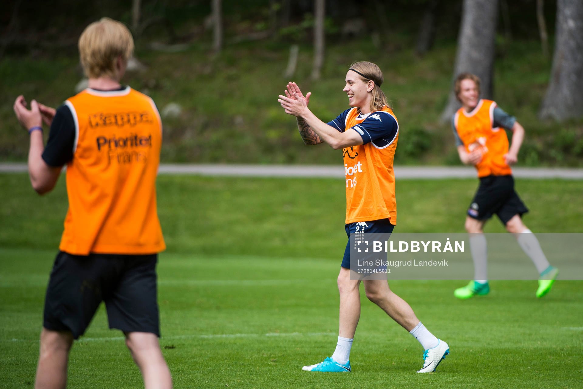 Elias Mar Omarsson jublar