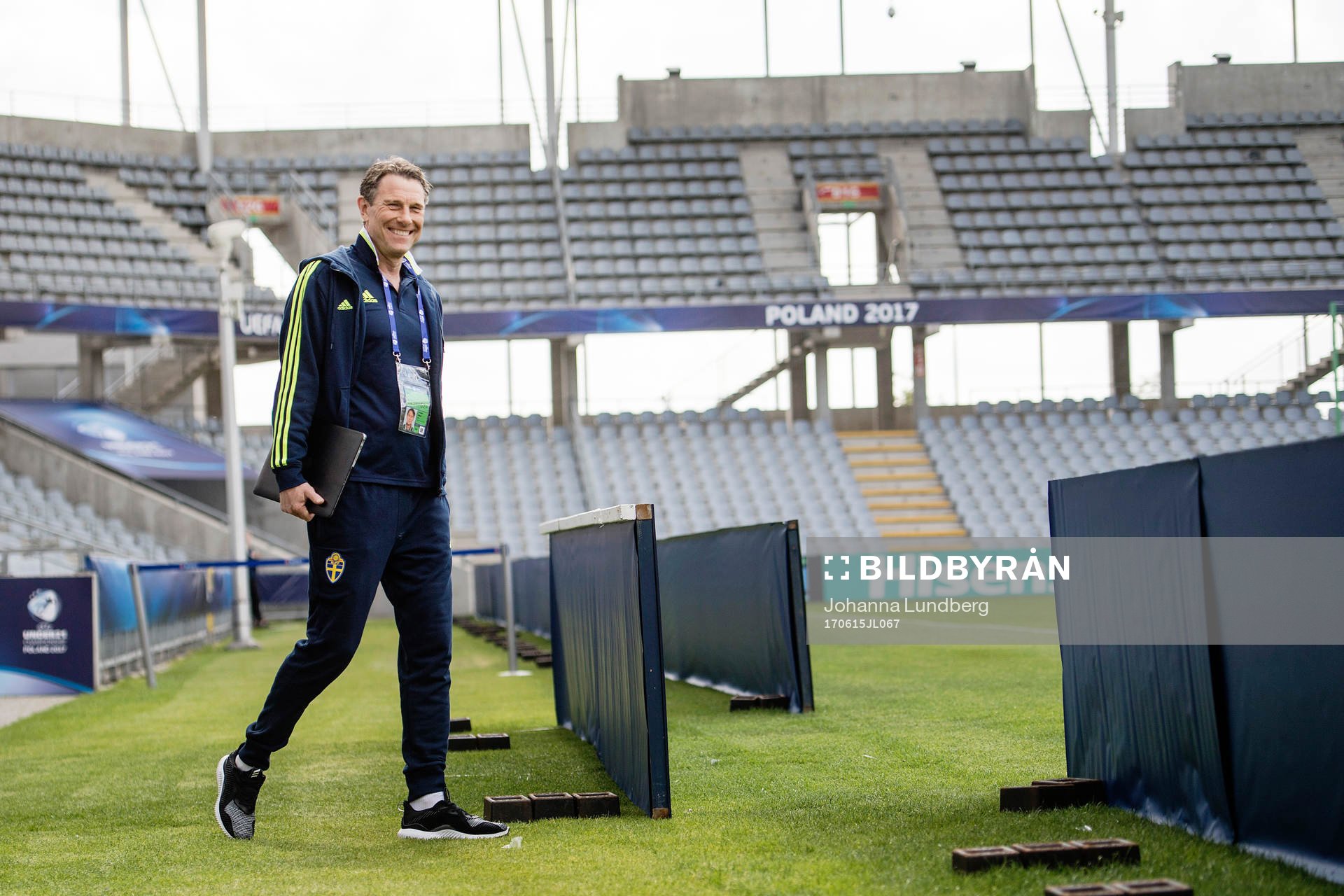 förbundskapten Håkan Ericson på Arena Kielce