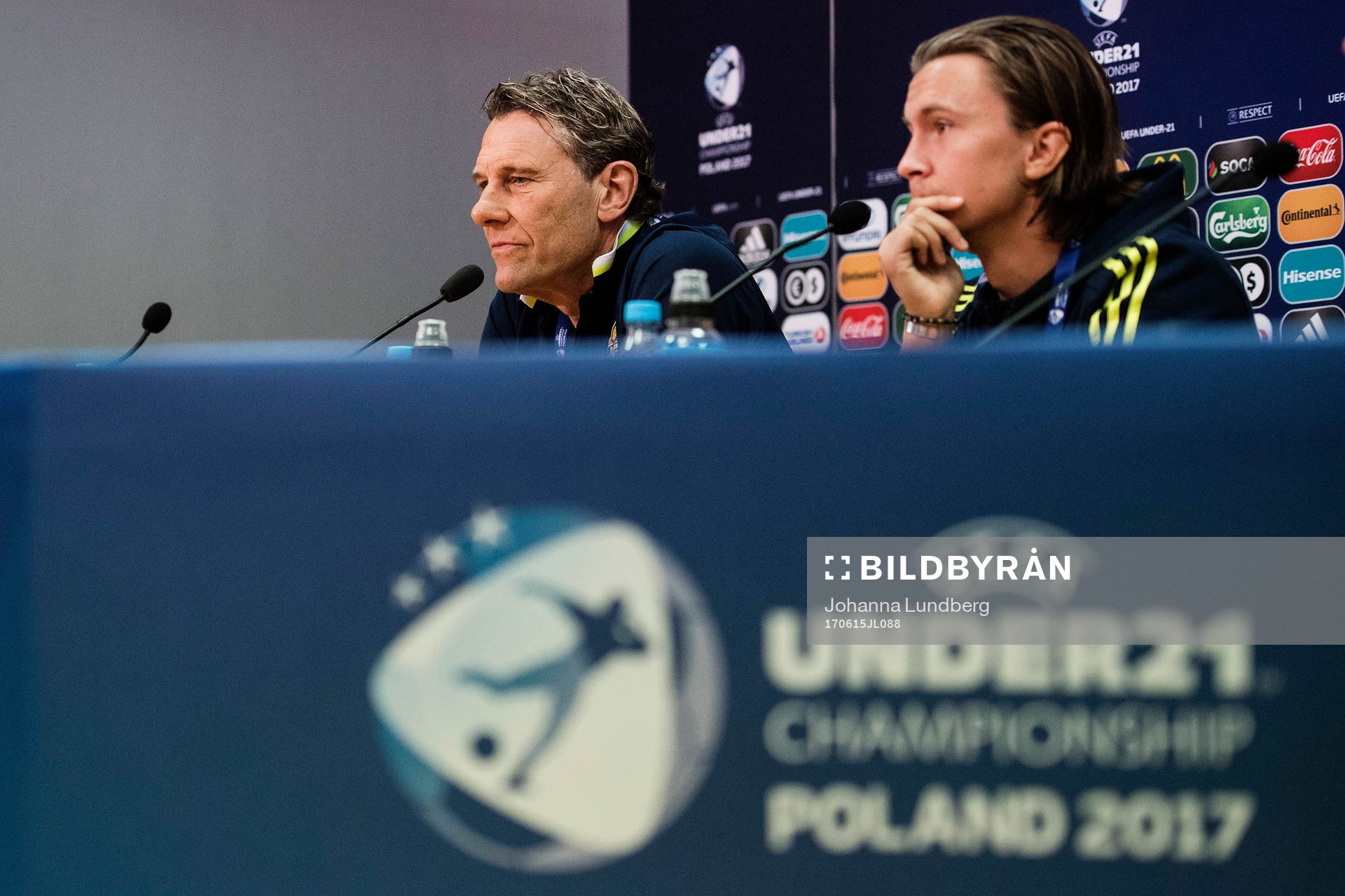 förbundskapten Håkan Ericson och Kristoffer Olsson deltar