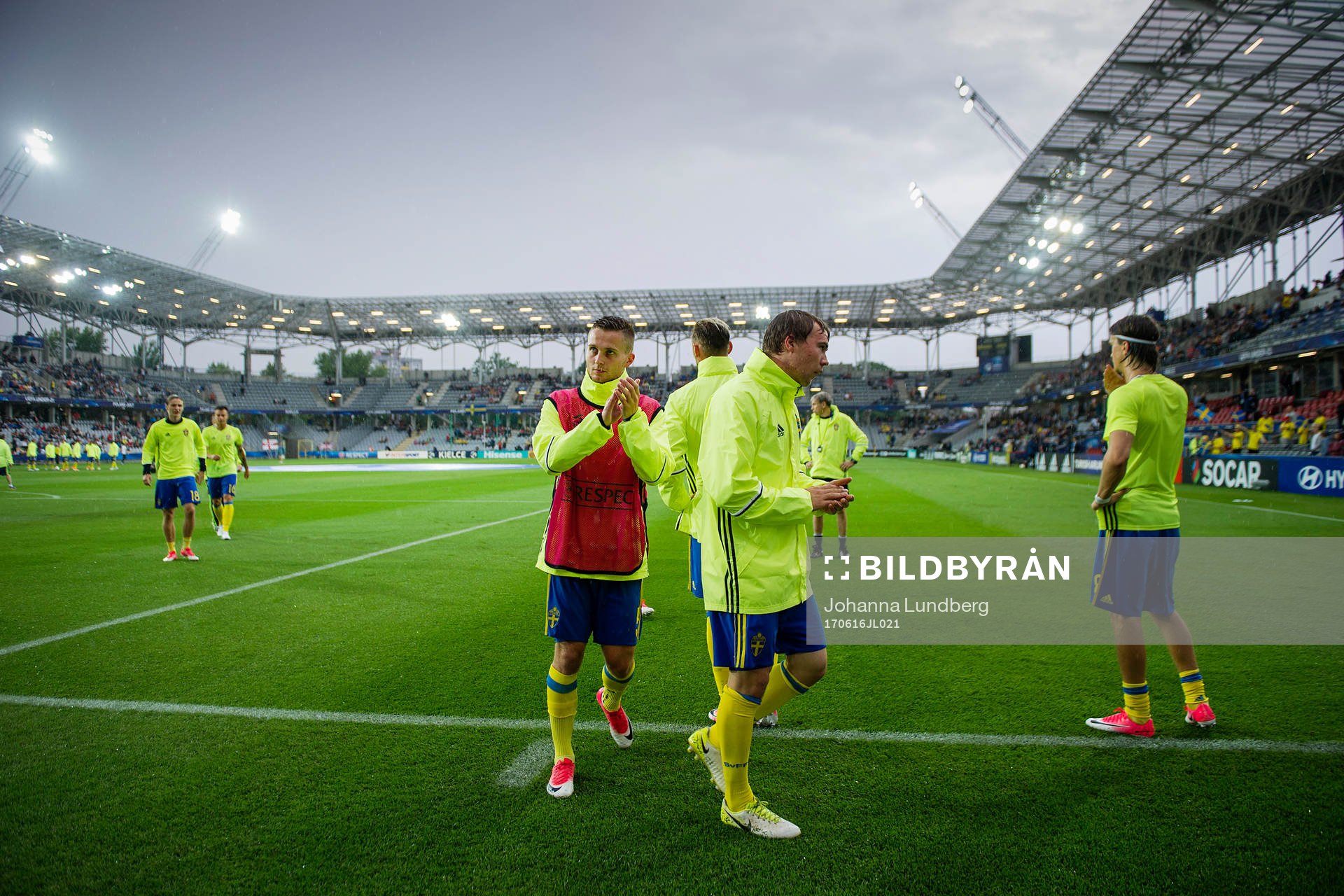 Sveriges Adam Lundqvist och Simon Tibbling värmer upp